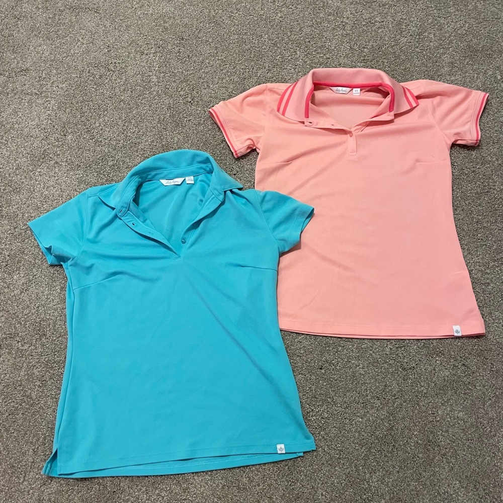 TWO Lady Hagen women’s golf shirts